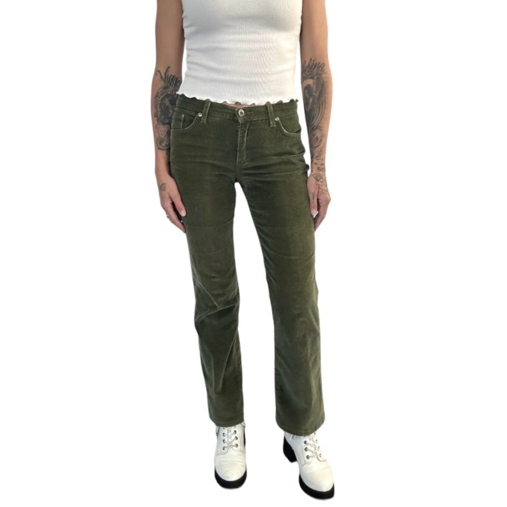 David Kahn Olive Green Corduroy Pants • Sz 4